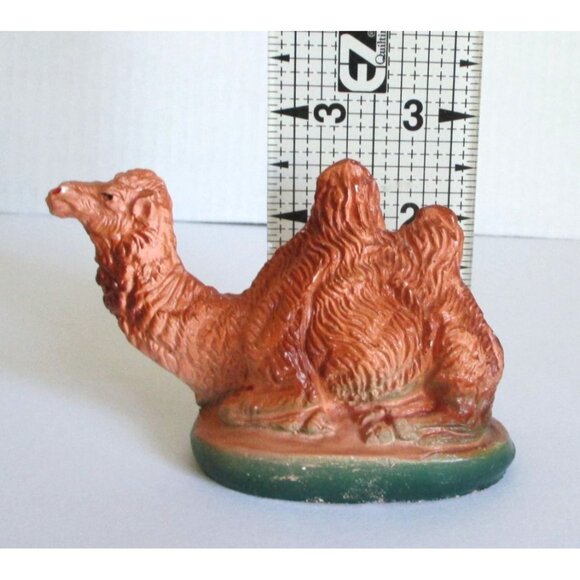 AS IS Vintage Nativity Camel Chalkware Figurine Decorative Collectible 2.5" Tall - Picture 6 of 6